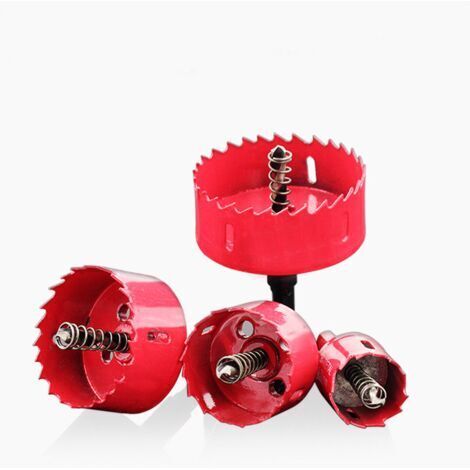 SABIR Scie Cloche 80mm M42 Avec Hexagonale Adaptateur Pour Fer Aluminium, Cloison Sèche, Tuyau, Plastique métaux 1pcs