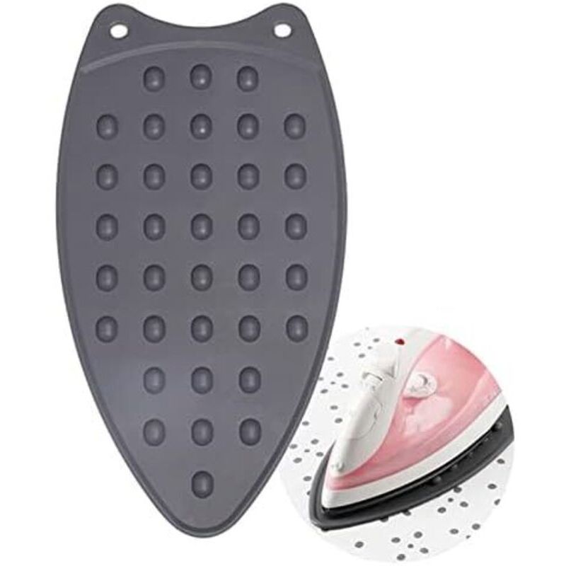 SABIR Silicone Repose Fer,Le Repassage du Tapis résistant à la Chaleur,Support pour Fer à Repasser en Silicone,pour Planche à Repasser Tapis de