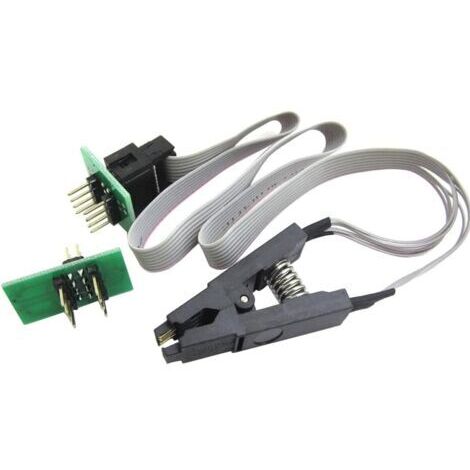 SABIR SOIC8 SOP8 Pince de Test pour EEPROM 93CXX/25CXX/24CXX en Circuit Programmation + 2 adaptateurs