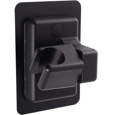 SABIR Support douche réglable rotatif à 360 °,support douche sans percage,à main support pommeau de douche réglable étanche super puissant support de douche réglable ventouse de salle de bain(noir)