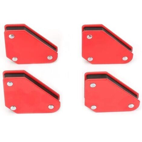 SABIR Support magnétique de soudage Positionneur de soudage triangulaire Outil à angle fixe magnétique 4pcs 5LB Localisateur de soudure d'angle Aimant magnétique Flèches d'angle pour soudeur Outil de 