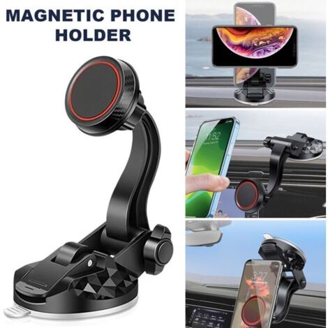 SABIR Support Téléphone Voiture Magnétique UNIVERSEL-Support Portable Noir
