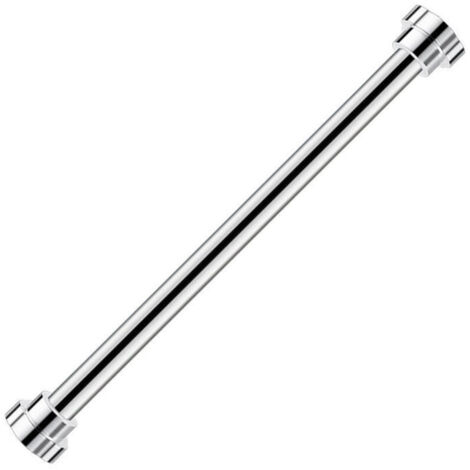 SABIR Tringles amovibles, tringles télescopiques en acier inoxydable, tringles à rideaux, tringles de douche, 40–55 cm