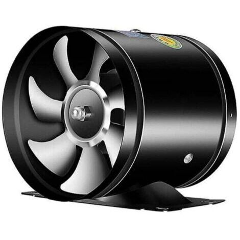 SABIR Ventilateur d'extraction de conduit, ventilateur de ventilation de conduit en métal, mini ventilateur d'extraction, salle de bains, toilettes, ventilateur mural, ventilateur de conduit, 10 pou