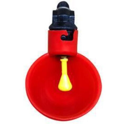 SABIR Volaille Tasse à Boire Automatique en Plastique Distributeur d'Eau de Poulet，Abreuvoir pour Poules Poulailler Volaille Oiseau Coupes Buveur