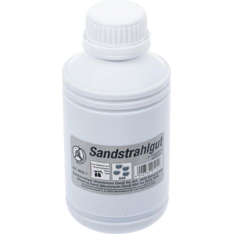 Sable corindon 60 pour sablage – Abrasif oxyde d'alumine – Élimine rouille et salissures – Réutilisable avec pistolet pneumatique