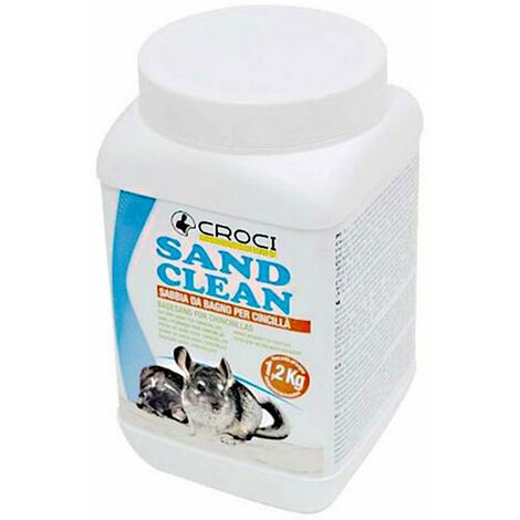 Sable de bain siliconé pour chinchillas 1.2 kg