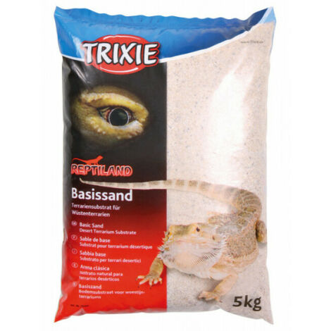 Sable de base pour terrariums désertiques, 5 kg, jaune