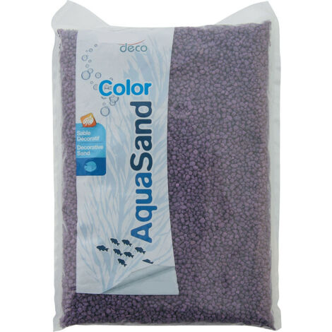 Sable décoratif 2-3 mm aqua Sand violet améthyste 1kg pour aquarium. - animallparadise - Violet