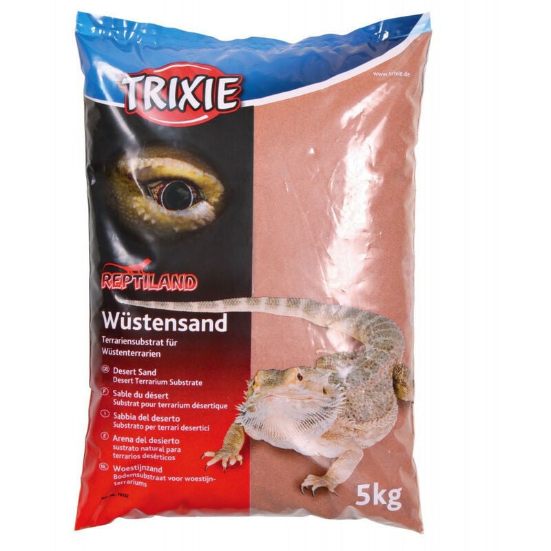 Trixie - Sable du désert, substrat d'origine africaine sachet de 5 kg reptiles.