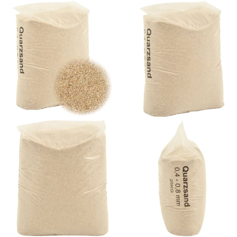 Sable filtrant 25 kg 0,4-0,8 mm - sable filtrant - filtre de piscine - Home & Living