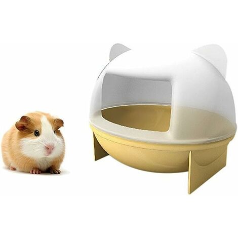 Sable salle de bains baignoire Baignoire pour souris Rat Chinchilla Hamster（Couleur aléatoire）