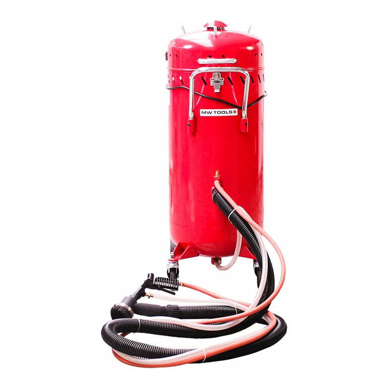 Mw Tools - Sableuse mobile 106L avec aspirateur intégré CAT03010