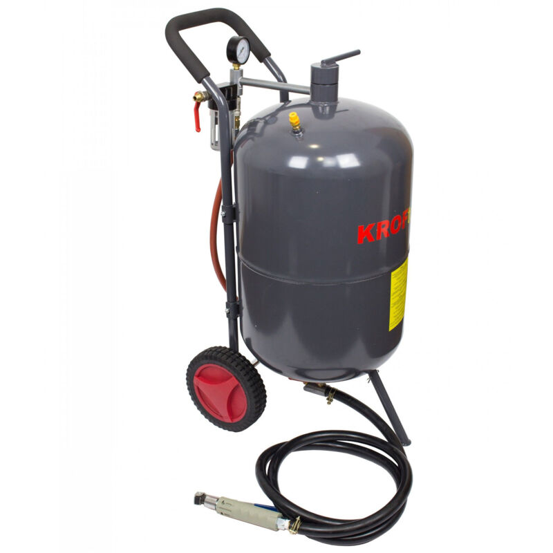 Kroftools - Sableuse mobile 40 l a air comprime - sablage a air comprime