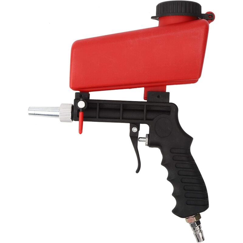 Shining House - Sableuse, nettoyeur haute pression sableuse outil de sablage Mini portable portable pneumatique en aluminium léger pratique