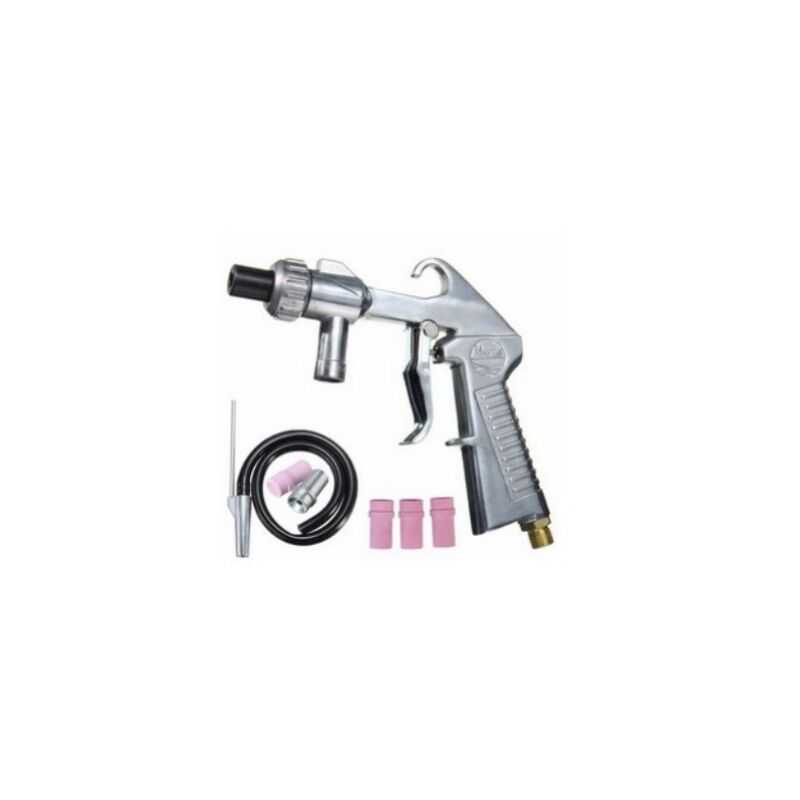 Gabrielle - Sableuse pneumatique Pistolet de sablage Pneumatique Sableuse Décapage + 4x Céramique Buse 4,5/5/6/7mm
