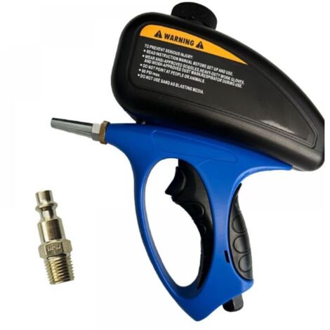 Sableuse Portative, Kit de Pistolet de Sableuse Portable Petite Buse Pistolet de Sablage Pneumatique Sablage au Verre
