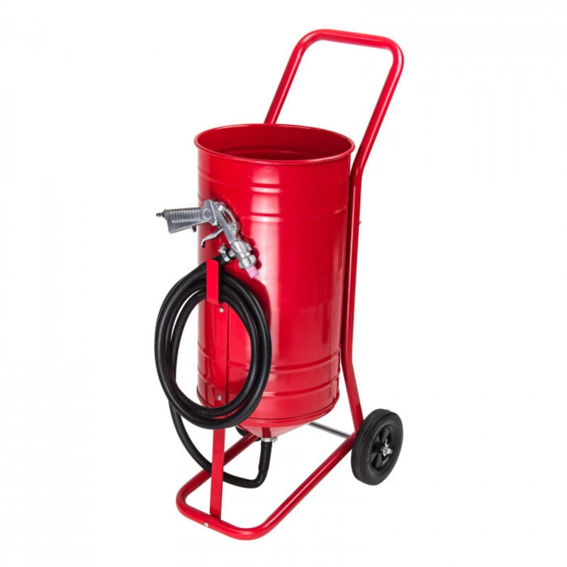 Dema - Sableuse professionnelle sur roulettes 30 l ø 265 mm buses sablage