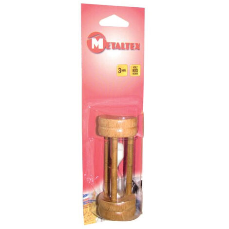 Sablier bois 3 minutes - METALTEX