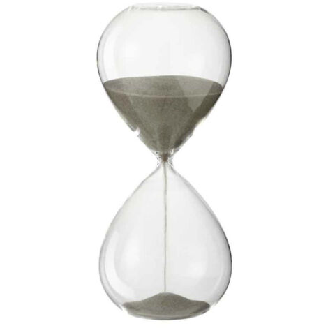 Sablier Déco "Verre" 23cm Gris