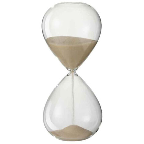 Sablier Déco "Verre" 25cm Beige