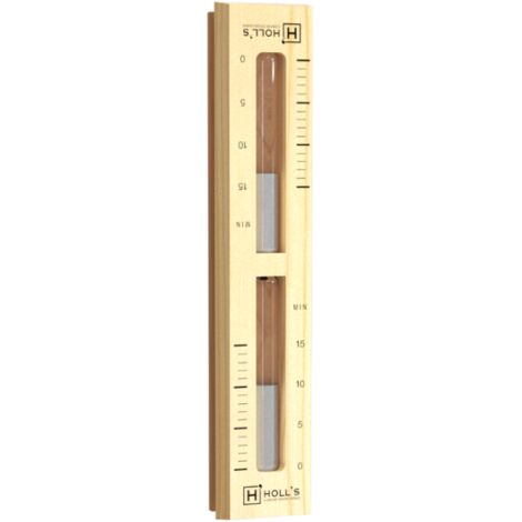 Sablier Holl's en pin pour sauna