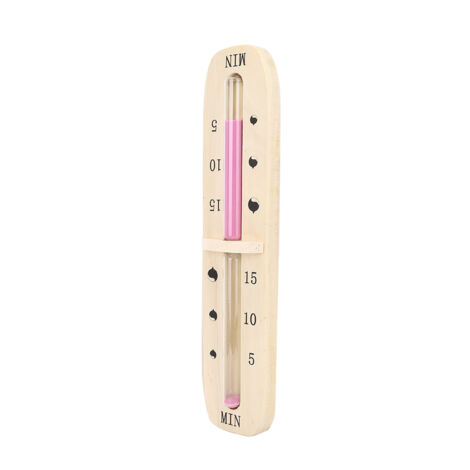 Sablier Minuterie 15 Minutes pour Sauna, Salle de Bain ou Café - Accessoire de Minutage