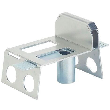 Sabot à sceller pour porte, glissière réglable, acier - SERRUPRO