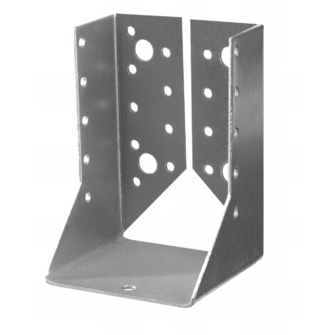Sabot de charpente à ailes intérieures (P x l x H x ép) 70 x 60 x 100 x 2,0 mm - AL-SI060100 -