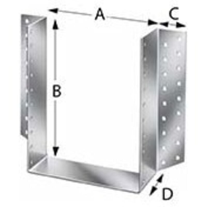 Sabot de charpente BSD160/200 sst (Par 20)