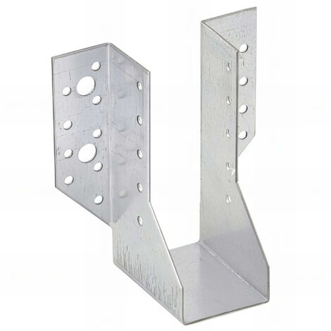 Fixtout – Sabot de charpente galvanisé à ailes extérieures – Largeur 51 mm – Hauteur 135 mm – Épaisseur tôle 2 mm – Pour solivage bois