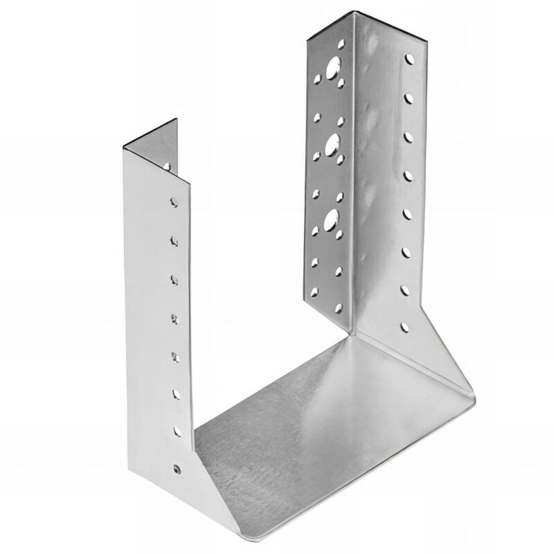 Fixtout - Sabot de charpente galvanisé à ailes intérieures - Larg. 48 x Ht. 136 mm