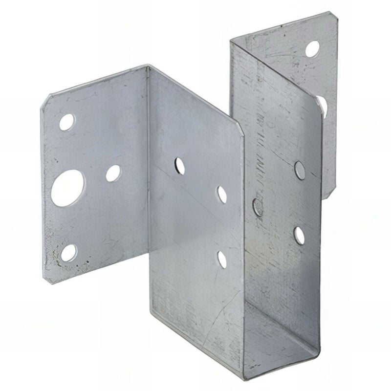 Fixtout - Sabot de charpente léger galvanisé à ailes extérieures - Larg. 25 x Ht. 77 mm