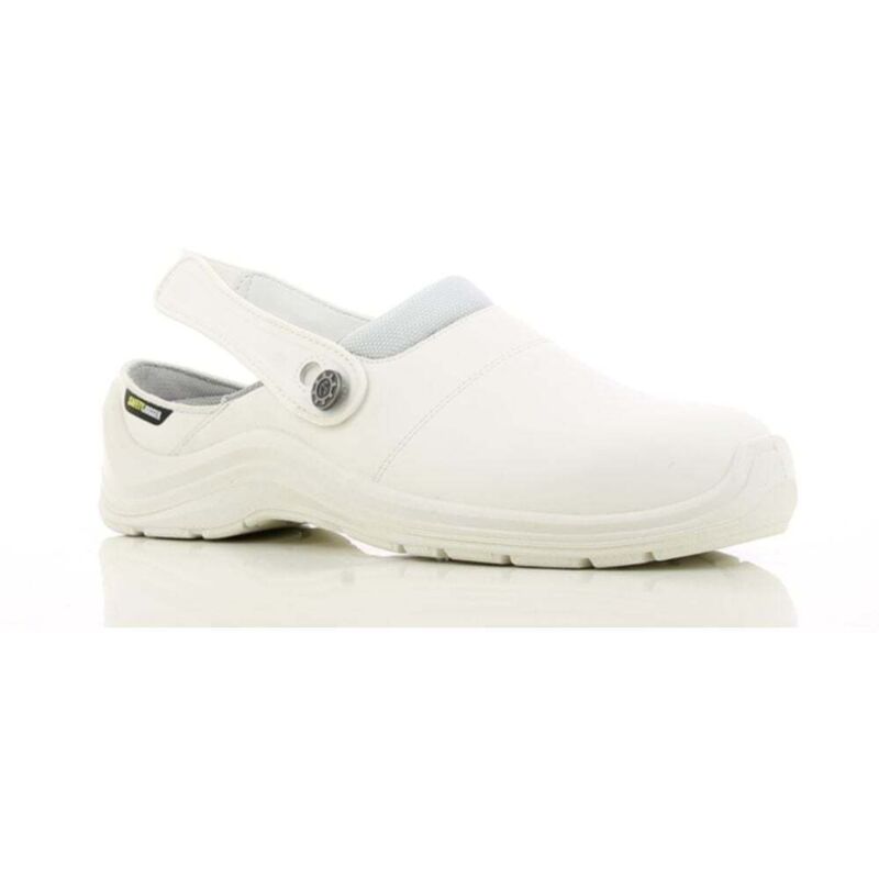 Sabot de cuisine léger Cortina Cortado - Cuir blanc - Taille 43