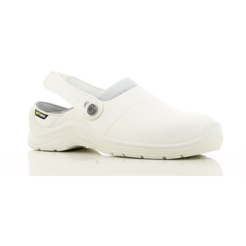 Sabot de cuisine léger Cortina Cortado - Cuir blanc - Taille 44