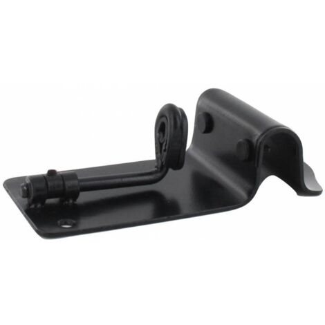 Sabot de portail - Réglable - Epoxy noir - 25 à 50mm de 25 à 50mm - SECURY-T