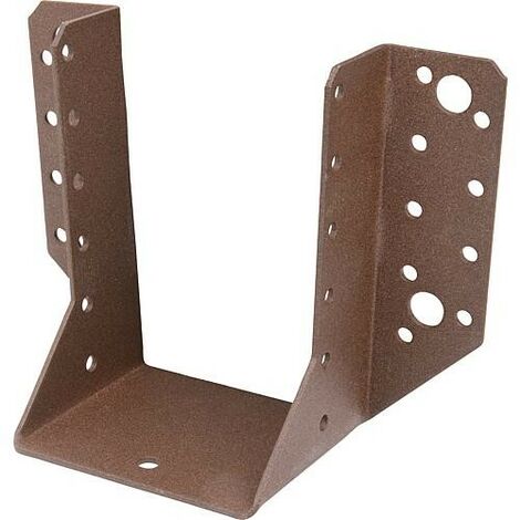 Sabot de poutre DURAVIS® 80 x 120 mm, type A, matériau : Acier, galvanisé sendzimir, surface : brun rouille