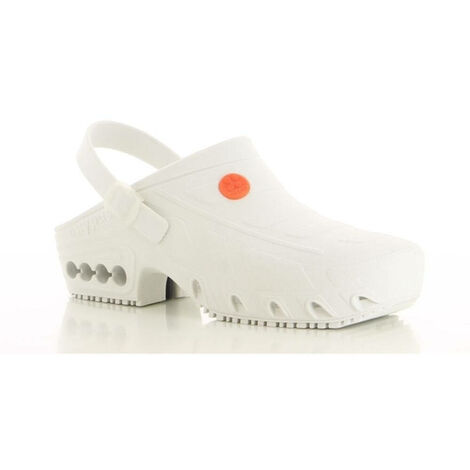 Sabot de travail autoclavable Oxypas Oxyclog ESD SRA Blanc 45-46 - Blanc