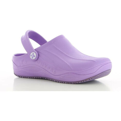 Sabot de travail Oxypas Smooth ESD SRC Mauve Clair 36