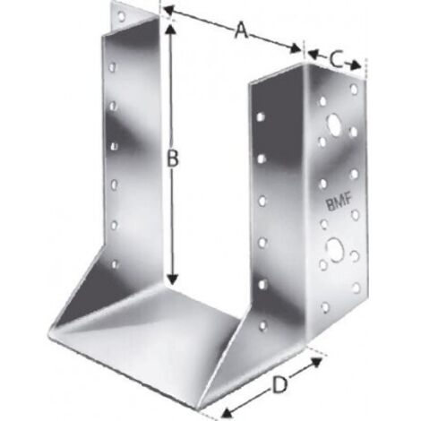 Sabot Type BSNN 100 x 140, galvanise a chaud (tzn)