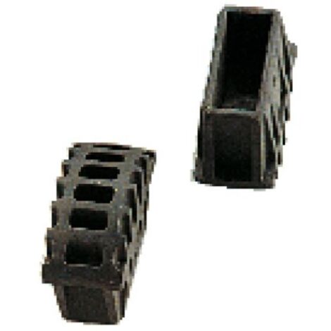 Sabots caoutchouc pour échelles avec montant de 76 mm. sachet de 2 sabots - TUBESCA-COMABI