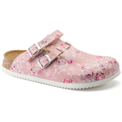 Sabots Clog Kay SL Taille 40 flower field rose Birko Flor DIN EN ISO 20347 BIRKENSTOCK
