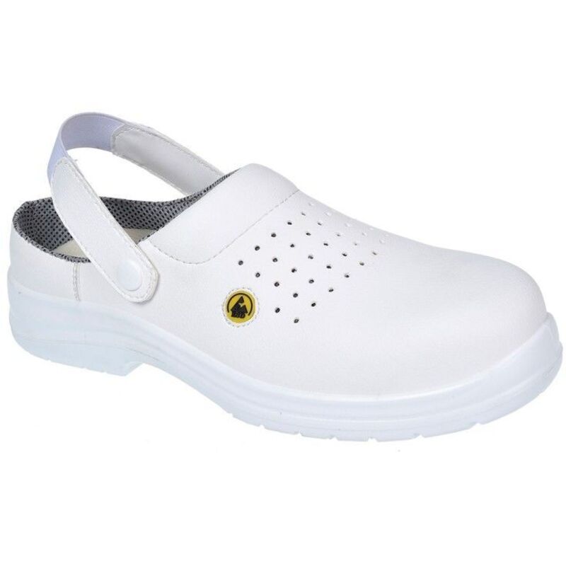 Sabots de sécurité Portwest ventilé composite esd sb ae Blanc 43