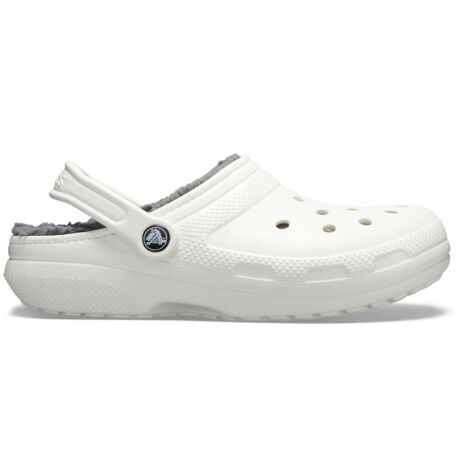 SABOTS DOUBLÉS CROCS CLASSIC 203591 M11 I EU 4546 BLANC GRIS