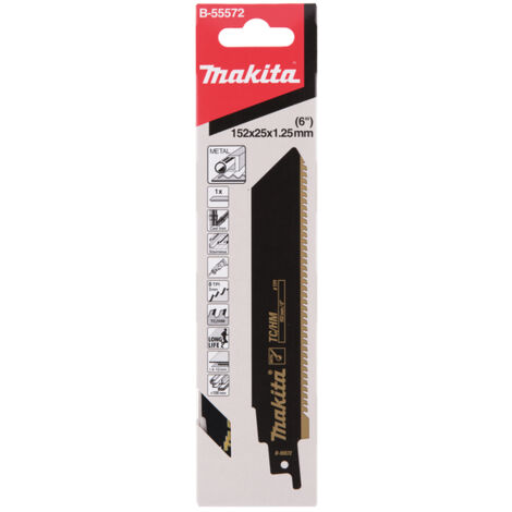 Sabre lame de scie Makita B-55572 152x1 25 mm 1 unités