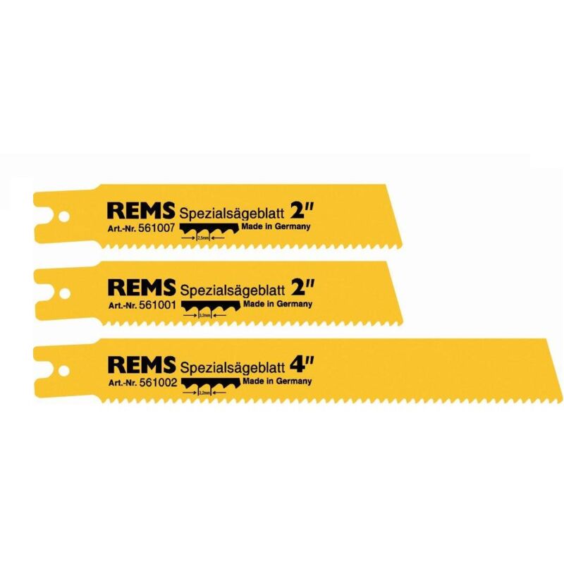 561002 - Hoja sierra especial 4'/2,5 200mm, 1 unidad - Rems