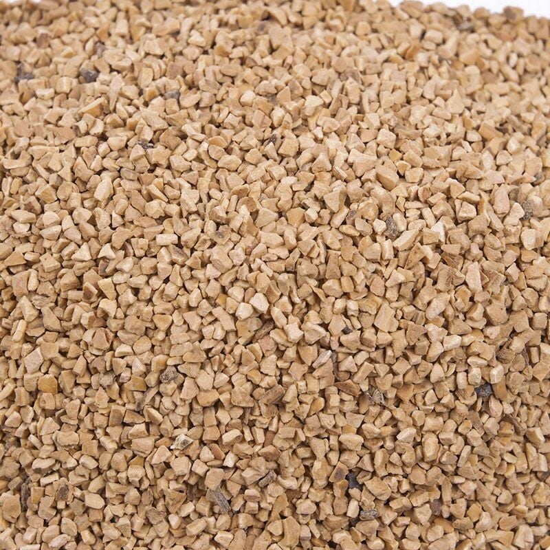 Sac 25 kg Abrasif de Coque Coquille de Noix 0,45-0,85mm pour Sableuse Aérogommeuse Sablage Aérogommage