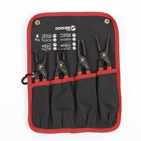 Sac, 4 pièces, Pince Seeger Pro (180 mm) DOGHER 220X-001