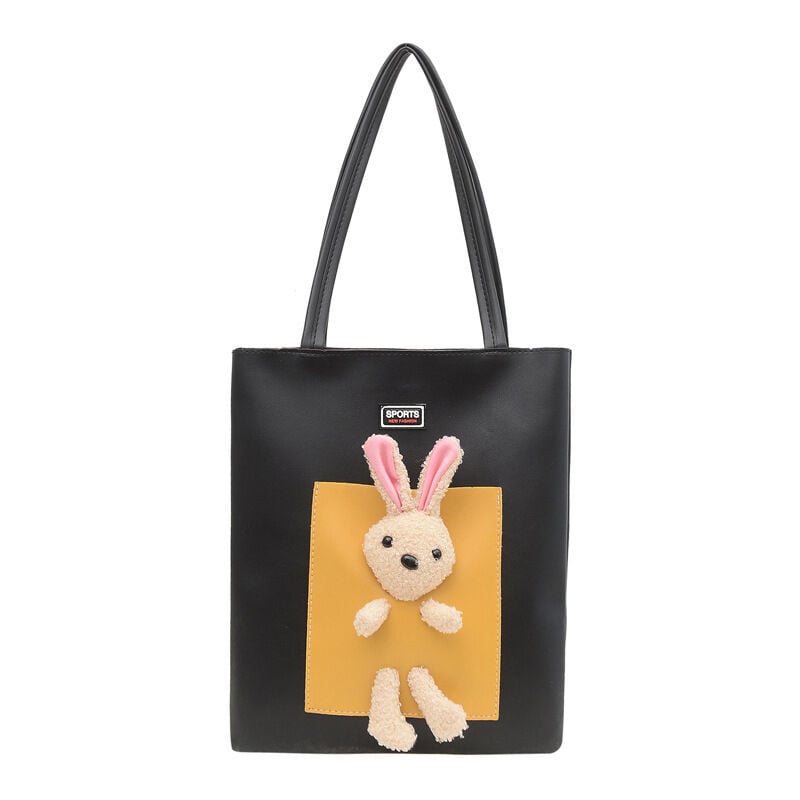 Sac à bandoulière étudiant 2023 nouvelle mode simple mignon lapin grande capacité sac fourre-tout portable sac femme
