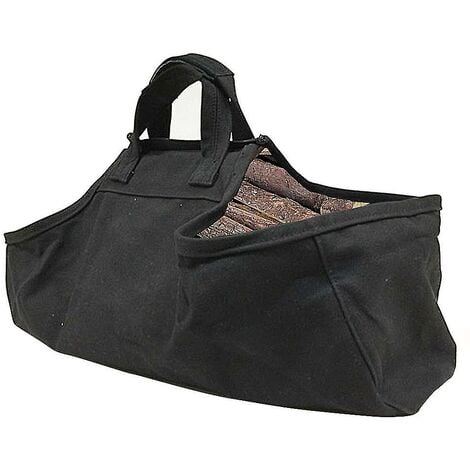 Puooifrty Lot de 4 sacs de rangement pour bois de chauffage - Sac de  transport portable en toile pour bûches : : Cuisine et Maison